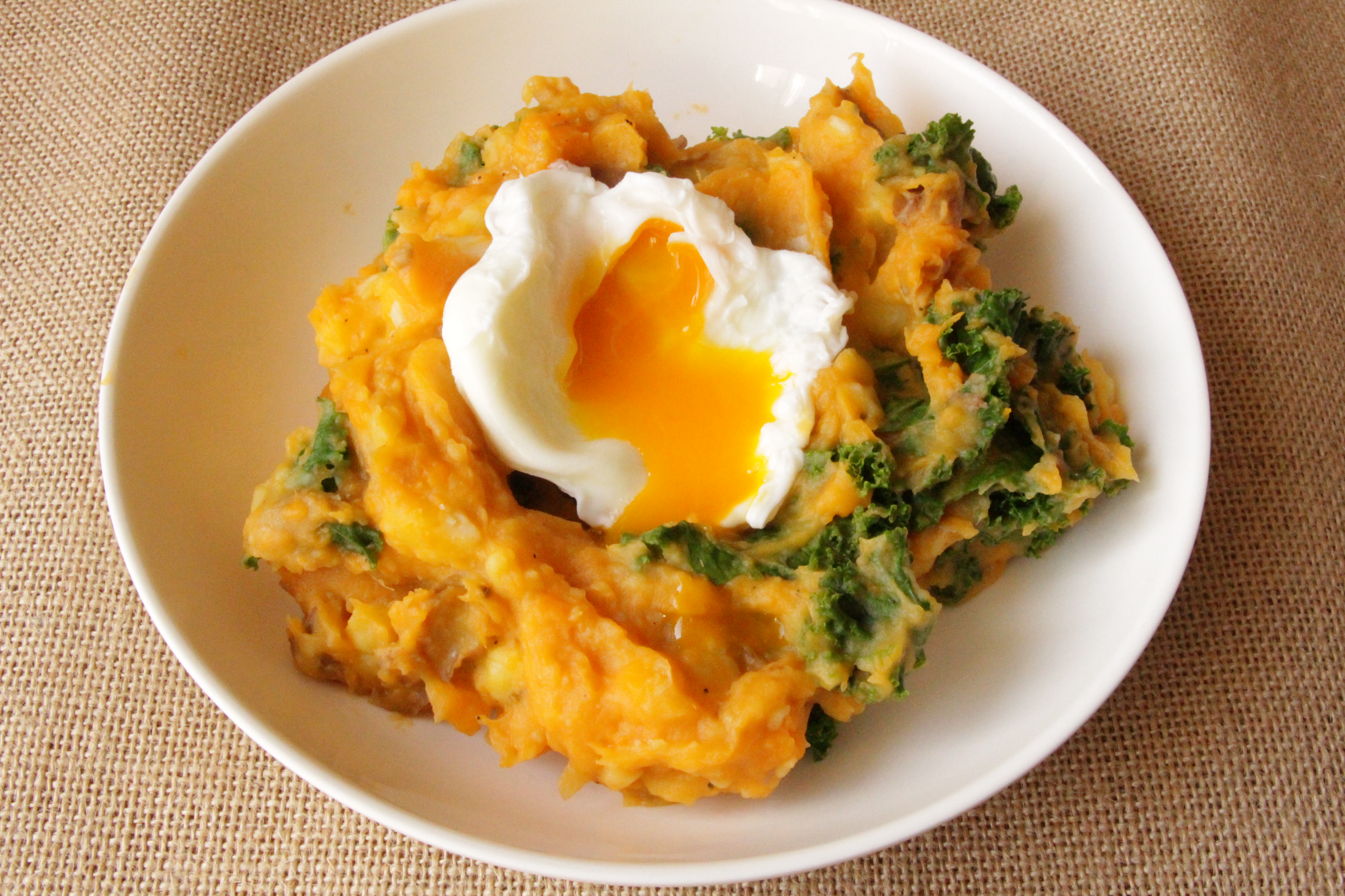 sweet potato colcannon