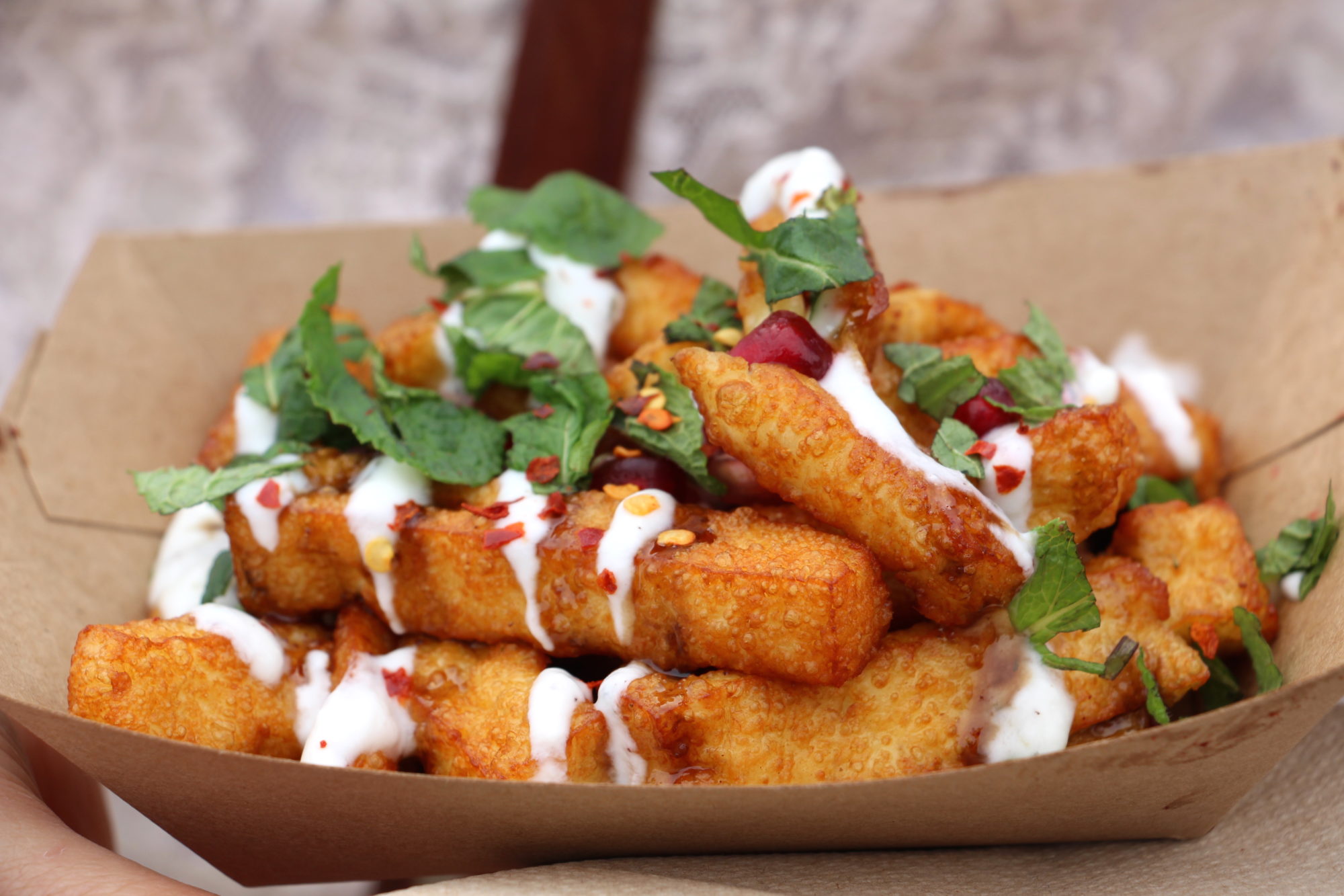 halloumi fries