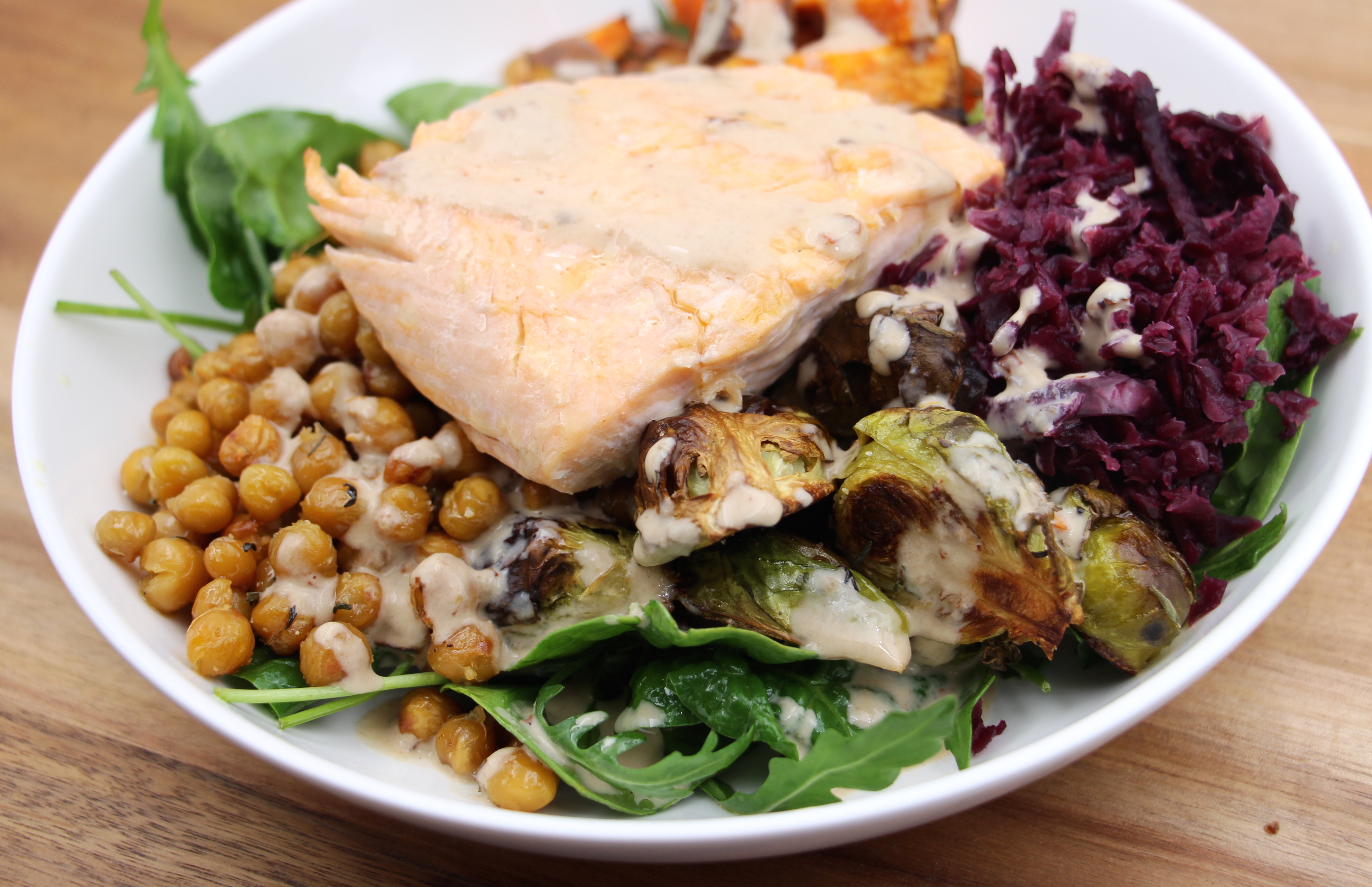 salmon buddha bowl